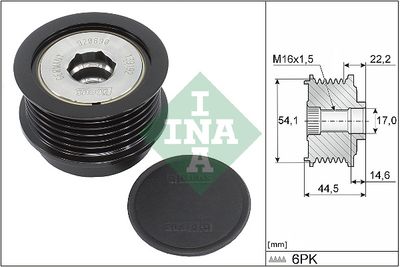 Механизм свободного хода генератора Schaeffler INA 535 0352 10