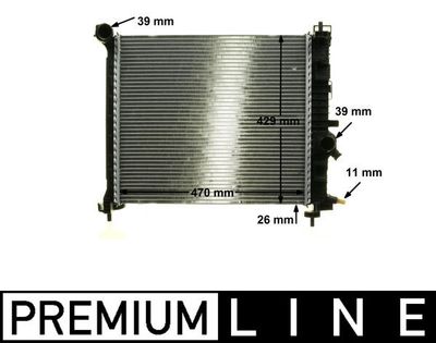 Radiators, Motora dzesēšanas sistēma MAHLE CR 1189 000P