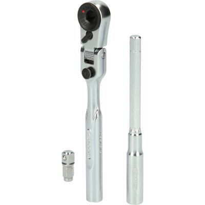 Uzgalis - Uzgriežņu atslēga ar pārslēdzamu sprūdmehānismu KS TOOLS 918.1590