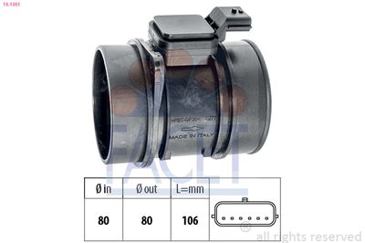 Расходомер воздуха FACET 10.1361