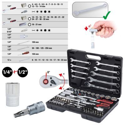 Muciņatslēgu komplekts KS TOOLS 911.0682