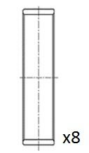 Шатунный подшипник FAI AutoParts BB2043-STD