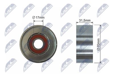 Parazīt-/Vadrullītis, Ķīļrievu siksna NTY RNK-TY-035