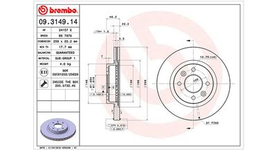 Тормозной диск MAGNETI MARELLI 360406042300