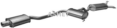 Глушитель выхлопных газов конечный ASMET 16.036