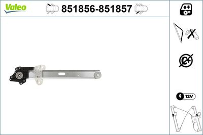 Стеклоподъемник VALEO 851856
