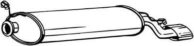 Izplūdes gāzu trokšņa slāpētājs (pēdējais) BOSAL 135-217