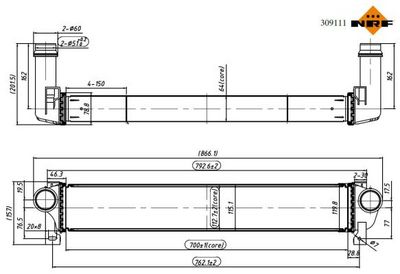 Интеркулер NRF 309111