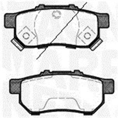 Комплект тормозных колодок, дисковый тормоз MAGNETI MARELLI 363916060460