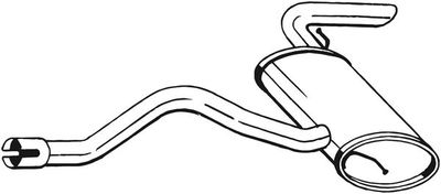 Глушитель выхлопных газов конечный BOSAL 175-431