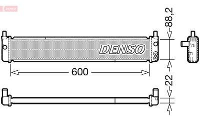 Radiators, Motora dzesēšanas sistēma DENSO DRM50135