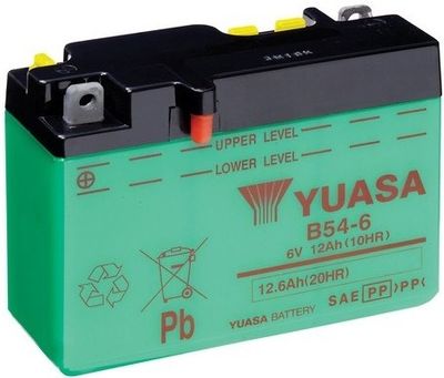 Startera akumulatoru baterija YUASA B54-6