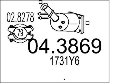 Katalizators MTS 04.3869