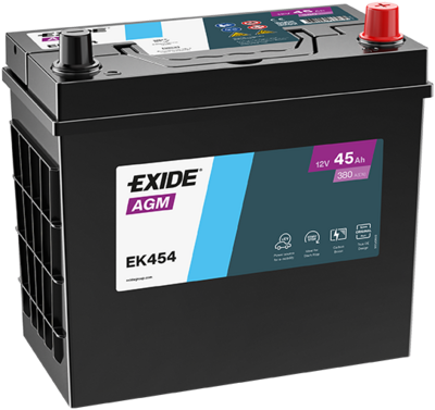 Стартерная аккумуляторная батарея EXIDE EK454
