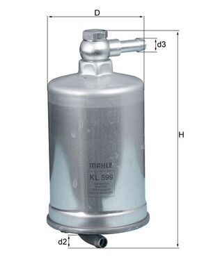 Топливный фильтр KNECHT KL 599