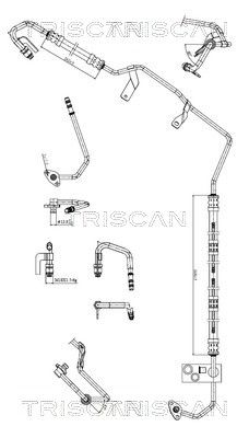 Hidrauliskā šļūtene, Stūres iekārta TRISCAN 8516 29060