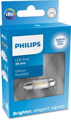 Kvēlspuldze, Numura apgaismojuma lukturis PHILIPS 11854WU60X1