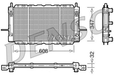 Radiators, Motora dzesēšanas sistēma DENSO DRM10085