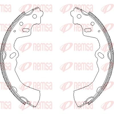 Тормозные колодки REMSA 4362.00