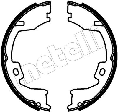 Bremžu loku kompl., Stāvbremze METELLI 53-0779