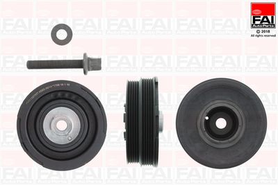 Комплект ременных шкивов, коленчатый вал FAI AutoParts FVD1027K