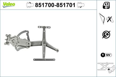 Стеклоподъемник VALEO 851700