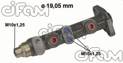Galvenais bremžu cilindrs CIFAM 202-062