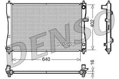 Radiators, Motora dzesēšanas sistēma DENSO DRM45009