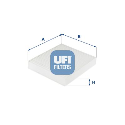 Фильтр, воздух во внутренном пространстве UFI 53.249.00