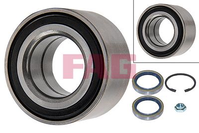 Riteņa rumbas gultņa komplekts Schaeffler FAG 713 6101 90