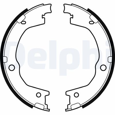 Bremžu loku komplekts DELPHI LS2035