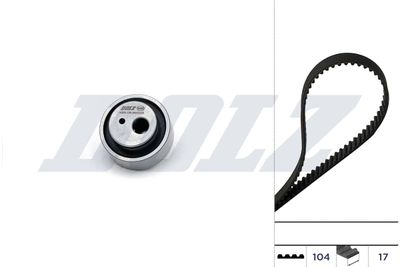 Комплект ремня ГРМ DOLZ SKD006
