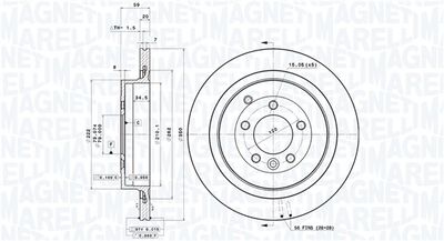 Bremžu diski MAGNETI MARELLI 360406055001