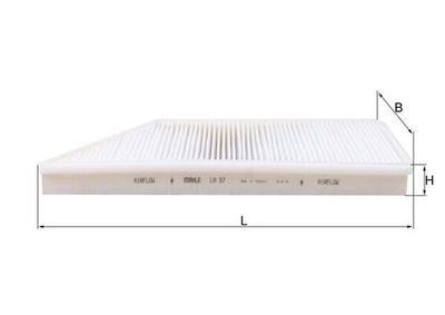 Фильтр, воздух во внутренном пространстве KNECHT LA 57