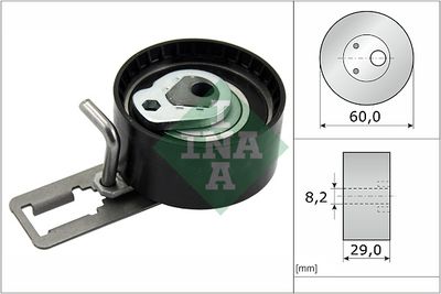 Натяжной ролик, ремень ГРМ Schaeffler INA 531 0884 10