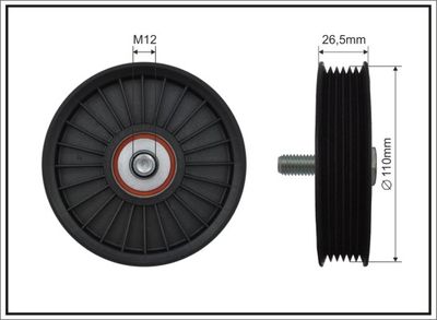 Parazīt-/Vadrullītis, Ķīļrievu siksna CAFFARO 88-00