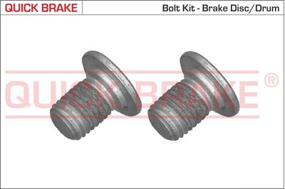 Комплект болтов, тормозной диск QUICK BRAKE 11661K