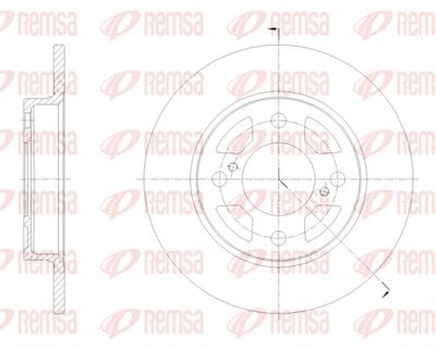 Тормозной диск REMSA 62099.00