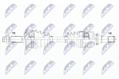 Приводной вал NTY NPW-TY-115