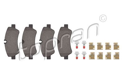 Bremžu uzliku kompl., Disku bremzes TOPRAN 305 046