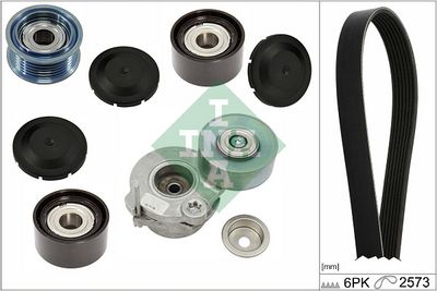 Ķīļrievu siksnu komplekts Schaeffler INA 529 0597 10