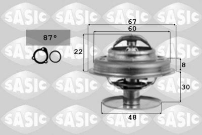 Термостат, охлаждающая жидкость SASIC 4000356