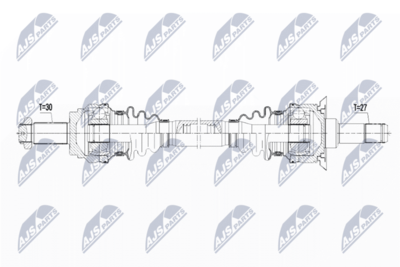 Piedziņas vārpsta NTY NPW-BM-093