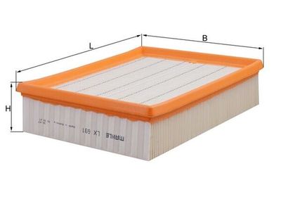 Gaisa filtrs KNECHT LX 691