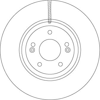 Тормозной диск TRW DF6545S