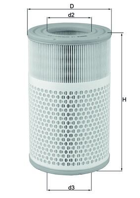 Воздушный фильтр MAHLE LX 2079