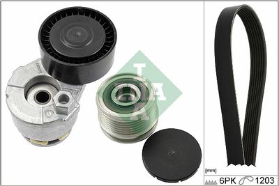 Ķīļrievu siksnu komplekts Schaeffler INA 529 0009 20