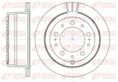 Тормозной диск REMSA 6948.10