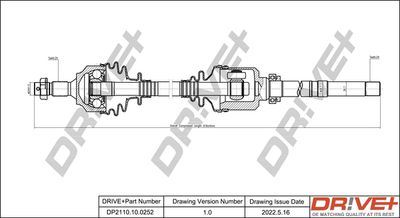 Приводной вал Dr!ve+ DP2110.10.0252