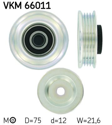 Siksnas spriegotājs, Ķīļsiksna SKF VKM 66011